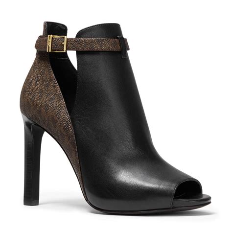 michael kors lawson open toe bootie|michael kors lawson bootie.